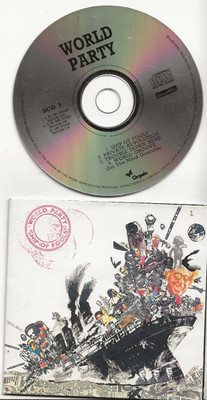 WORLD PARTY - SHIP OF FOOLS 4-TRACK UK CD FROM 1987, GATEFOLD, MINT