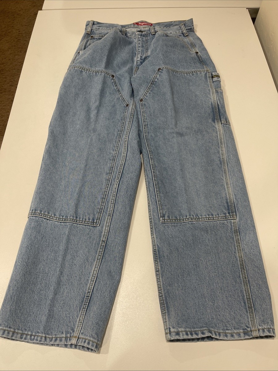 Supreme Double Knee Painter Pant Washed Indigo 32 | eBay