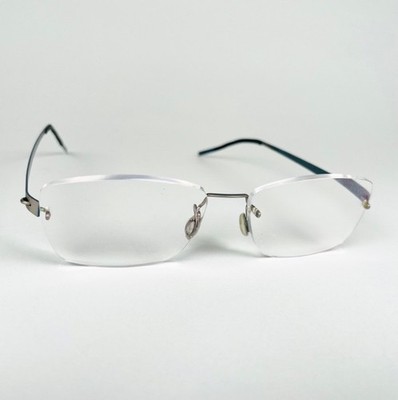 LINDBERG Brille MATT HELLGRAU RANDLOS Brillengestell MOD: ABGERIEBEN