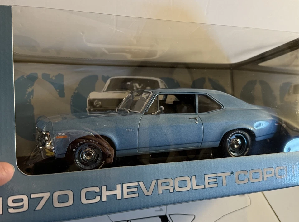 Coche diecast Chevy COPO 350 Nova 1970 Peach State escala 1:18 GMP 8023 Foto 2 de 4