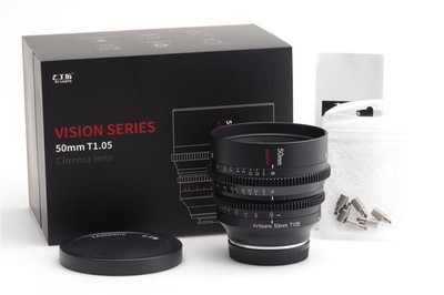 7artisans 1.05/50mm Black f. M4/3 MFT APS-C Cinema Lens