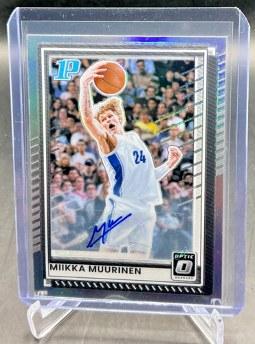 Miikka Muurinen [Holo Optic Autograph] #168 2025 Panini Donruss card