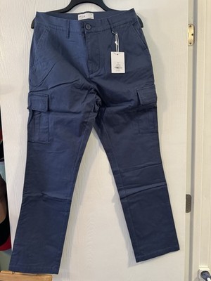 Five Four Los Angeles Men s Rover Straight Leg Cargo Pants Navy 32