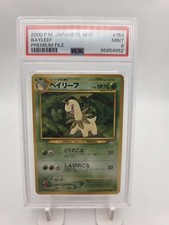 Pokemon TCG: PSA 9 Mint Bayleef 2000 Neo Premium File Promo No. 153