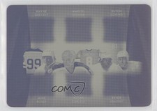 2017 Leaf ITG Superlative Printing Plate Yellow 1/1 Wayne Gretzky Mike Bossy k4s