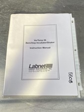 Labnet VorTemp 56 Benchtop Incubator Shaker - Users Guide / Instructions Manual