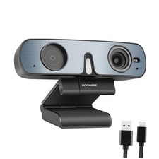 RC28 1080P 60FPS Webcam with Dual Microphones  Webcam Good Mic No Speaker