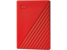 WD 2TB My Passport Portable Storage External Hard Drive USB 3.2 for PC/MAC Red