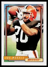 Joe Morris, 1992 Topps, #658, Cleveland Browns,