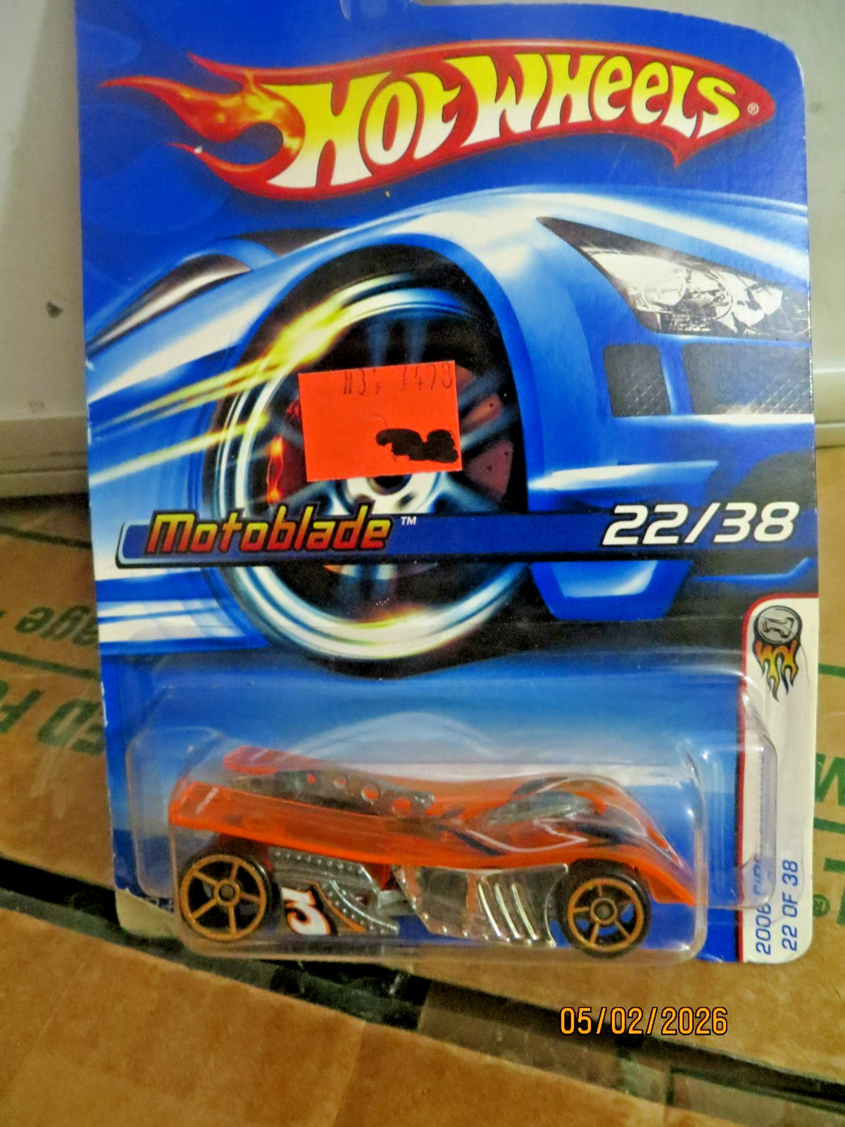 Hot Wheels Motoblade 2006 First Editions 22 of 38 NOC