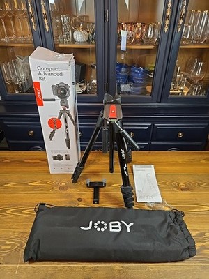 JOBY 65'' Tripod - Compact Advanced Smart Kit W/ Phone Holder & Carry Bag - Black