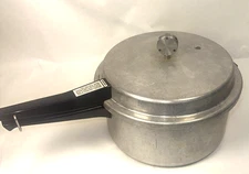 MIRRO MATIC Large Pressure Cooker Canner 6Qt M-0296 w Gasket, Trivet, Regulator
