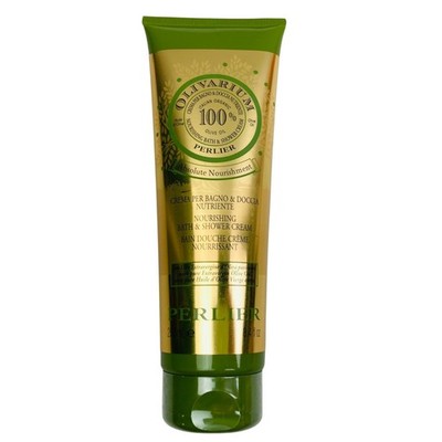 Perlier Olivarium 100% Organic Olive Oil Nourishing Bath & Shower Cream 8.4 oz