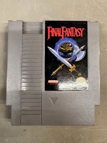 Vintage Final Fantasy Game Authentic Nintendo NES 1985) Official Cartridge OEM