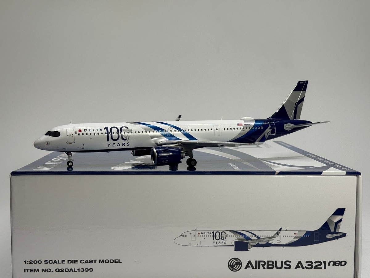 Gemini Jets 1:200 Delta Air Lines Airbus A321neo N589DT 100 Years