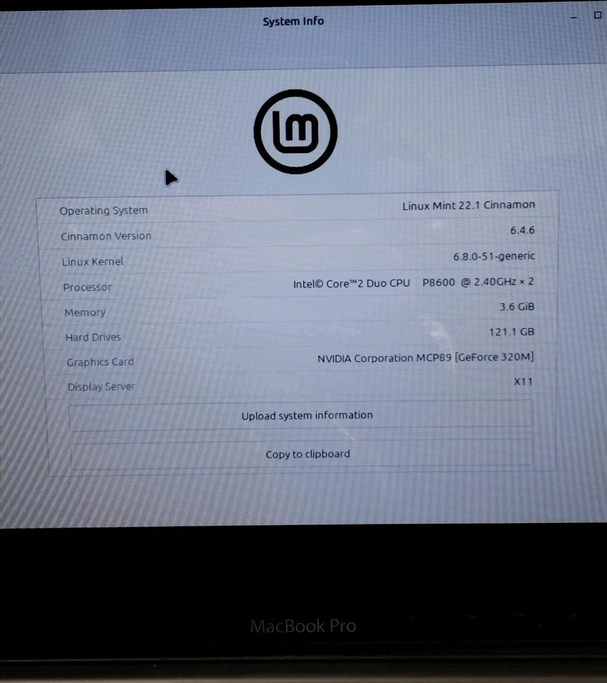 Apple MacBook Pro A1278 Core 2 Duo P8600 2.40GHz 4GB 120GB SSD Linux Mint H3726 - Image 2 of 4