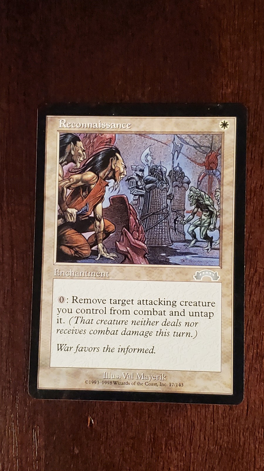 Reconnaissance Exodus EX/LP 17/143 MTG Magic the Gathering  Enchantment Uncommon