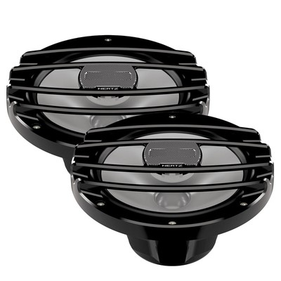 Hertz HMX-8-S-LC 8 in. 4-Ohm Powersports Coaxial Speaker Set with RGB LED Lights