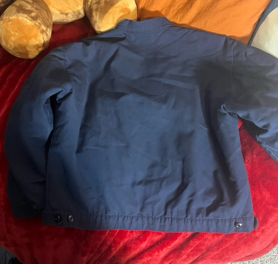 Chaqueta de Trabajo Vintage Red Kap Mecánica Acolchada Forrada Años 90 Cuello Azul Marino XL Foto 2 de 3