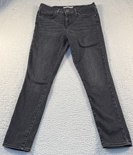 Levi's 311 Women's Size 29 Faded Black Mid-Rise Shaping Skinny Jeans 27" Inseam