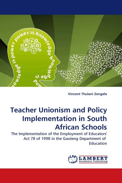 Teacher Unionism And Policy Implementation In South African Schools Vincent Thul-image