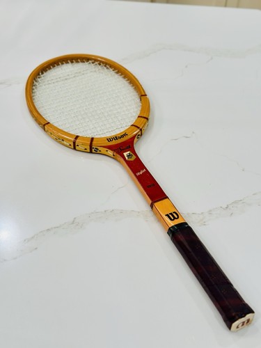 Wilson Stan Smith - Wooden Tennis Stylist Racket Strata-Bow 1960-70s ...