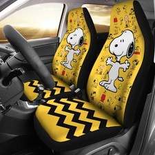 Snoopy Car Seat Covers Snoopy Car Decor Disney Amazing Gift Ideas Best Car Decor
