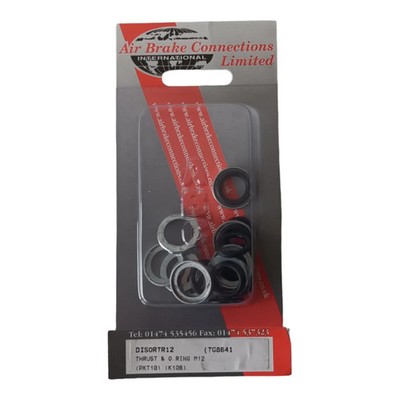 Druckluftbremsanschlüsse Druck- & O-Ring M12 DISORTR12