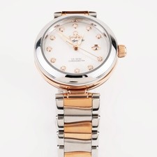 Omega Deville Ladymatic 18kt & SS 34mm 425.20.34.20.55.004 Full Set 2023 12