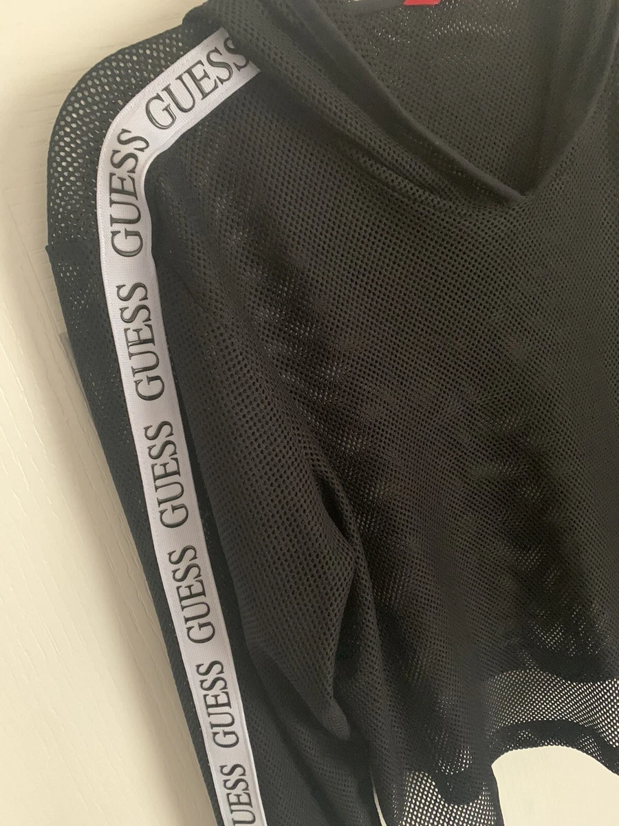 Guess mesh hoodie sales