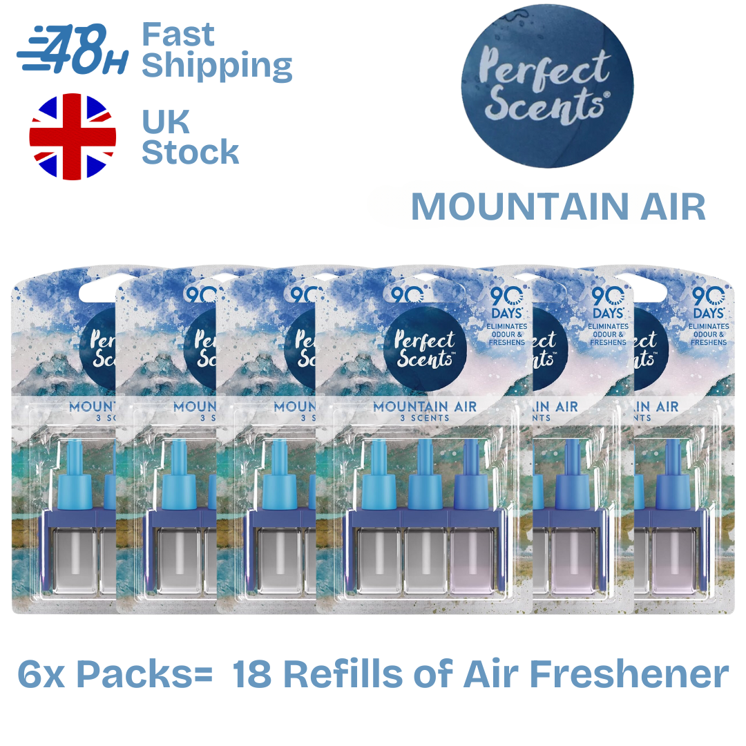 Perfect Scents 3Volution Plug in Refill Air Freshener Mountain Air 20ml ...