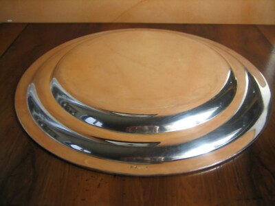 Plat Métal Argenté Année 60-70
