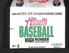 2013 Topps Heritage Baseball Sealed High Number Factory Set