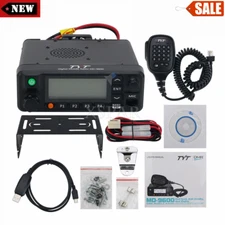 MD-9600 Mobile Radio VHF UHF DMR Transceiver Built-in GPS w/ Programming Cable
