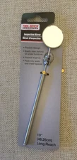 Inspection Mirror Tool Bench Hardware 19" Long Reach Extended Handle