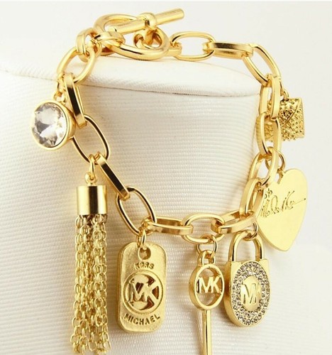 michael kors gold charm bracelet