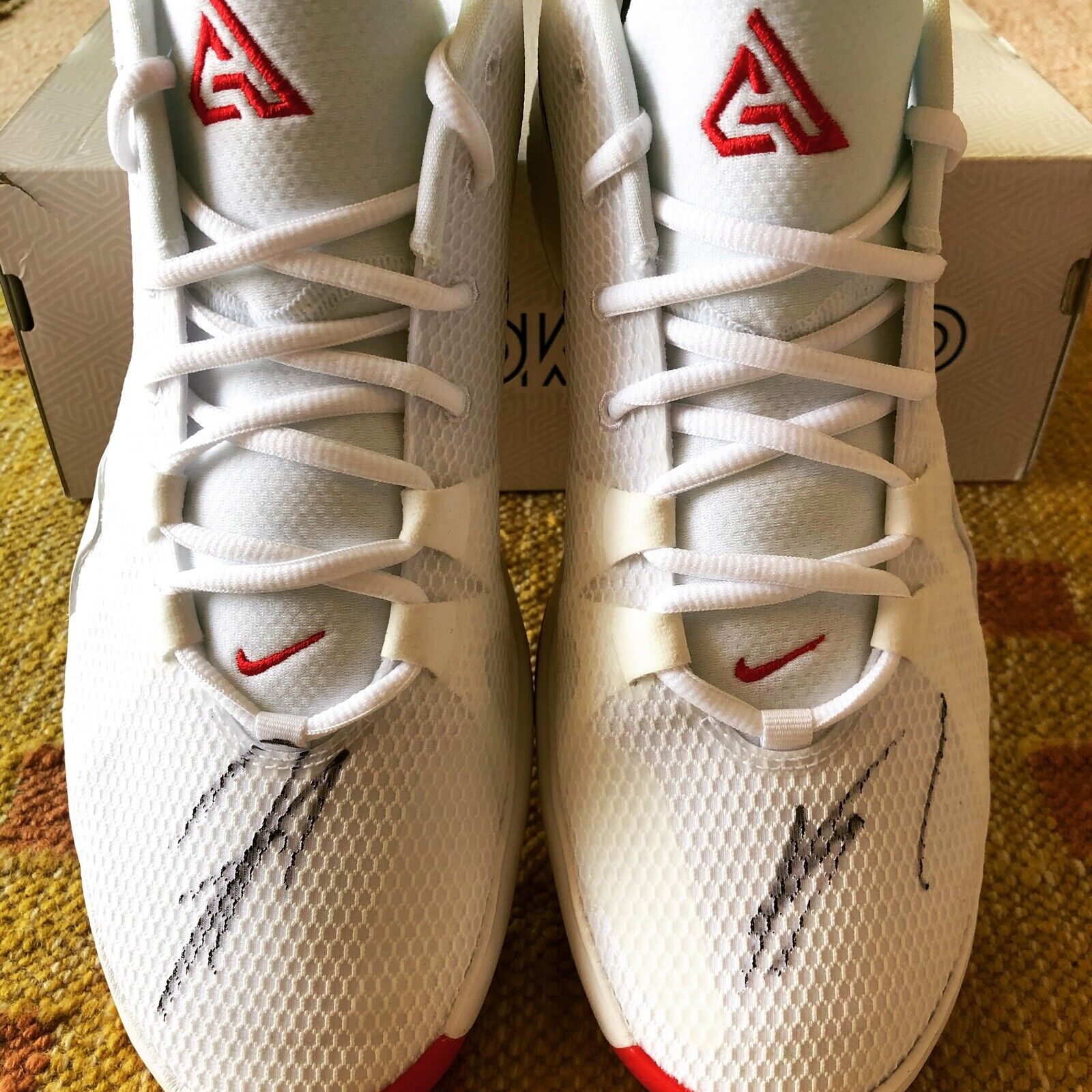Giannis Direct stock discount Antetokounmpo Signed Autograph Nike Shoes R 1 Freak Zoom Excellence