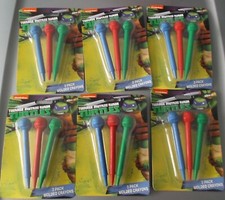 NICKELODEON TEENAGE MUTANT NINJA TURTLES 3 PACK MOLDED CRAYONS - LOT OF 6 - NIP