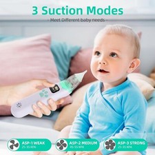Electric Baby Nasal Aspirator for Newborns, Washable Nose Cleaner Snot Sucker T