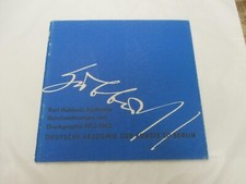 1964 KARL HUBBUCH DEUTSCHE AKADEMIE DER KÜNSTE zu Berlin  - 46 Seiten Katalog