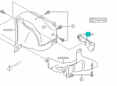 HYDRA ウォーターバンパープレート Genuine Subaru Turbo Heat Shield Bracket Impreza WRX STI