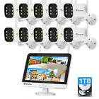 5Mp Wireless Home Camera Security System Outdoor Wifi Monitor Recorder Audio