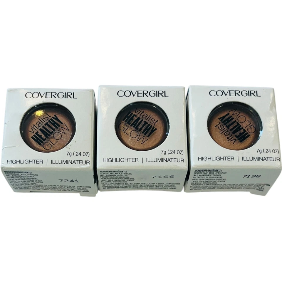 COVERGIRL Make Up Highlighter Vitalist Healthy Glow 7g / Shade 3 - LOT of 3 - Image 3 of 4