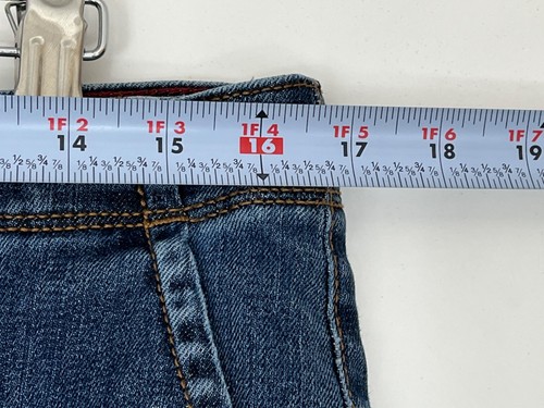 Vigoss Heritage Fit Capri Medium Wash Denim Jeans Womens Size 12/31 - Picture 12 of 12