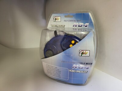 NEW Yobo Gameware Nintendo 64 Controller (N64) Transparent Clear BLUE