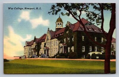 Postcard Rhode Island Newport War College Linen Unposted G285 | eBay