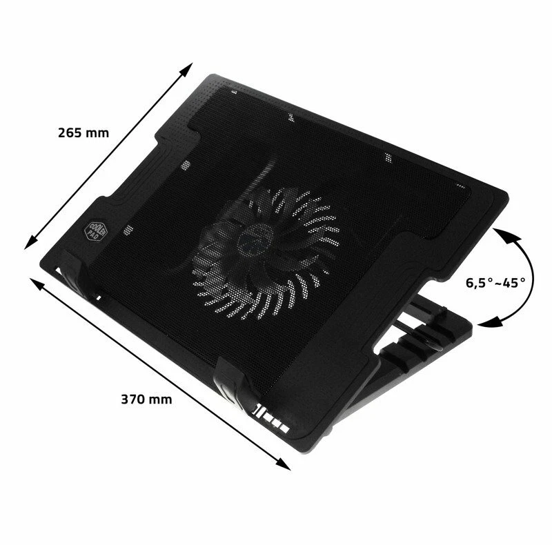 AABCOOLING NOTEBOOK KÜHLER COOLER PAD LAPTOP LÜFTER für 9-17" Zoll, 5-STUFEN - Bild 4 von 4