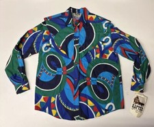 NEW NOS VTG Western Aztec Shirt Sz Small Rafter JX 80’s 90's Made In USA Rare