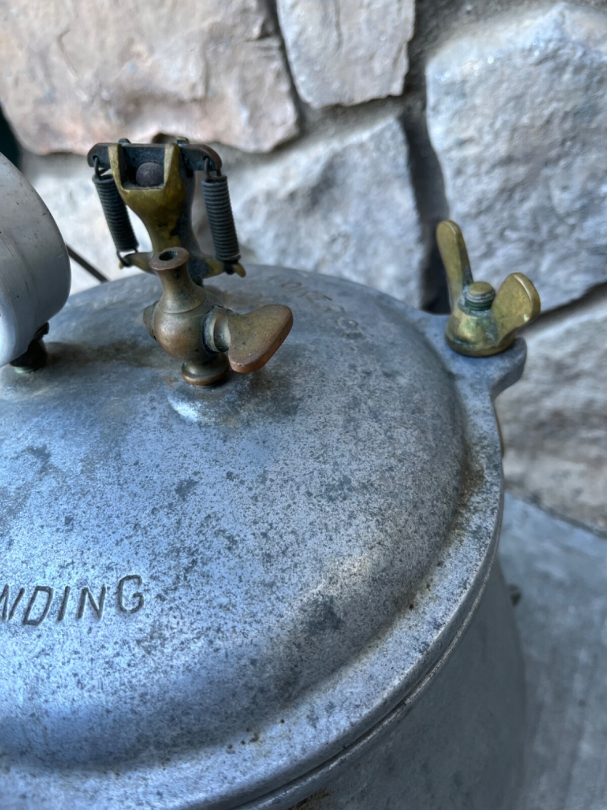 VINTAGE PRESSURE COOKER From the 1920's THE PRESSURE COOKER CO. DENVER