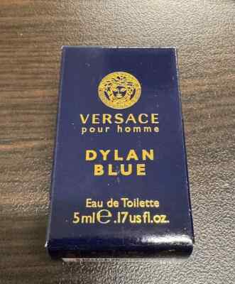 Versace Dylan Blue Pour Homme Men's EDT 5 ml 0.17oz MINI size Splash